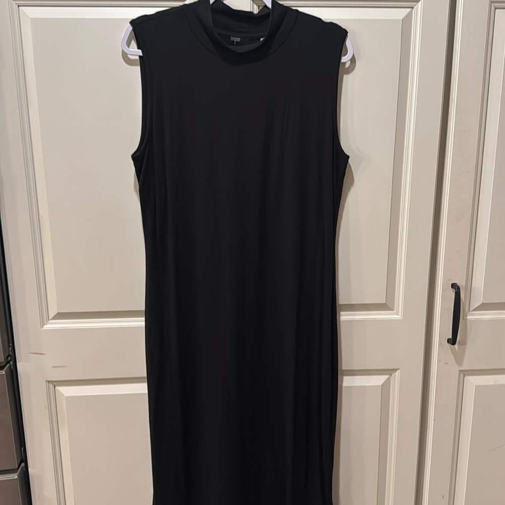 New Tahari black dress Soft Flowy Womens XL NWT